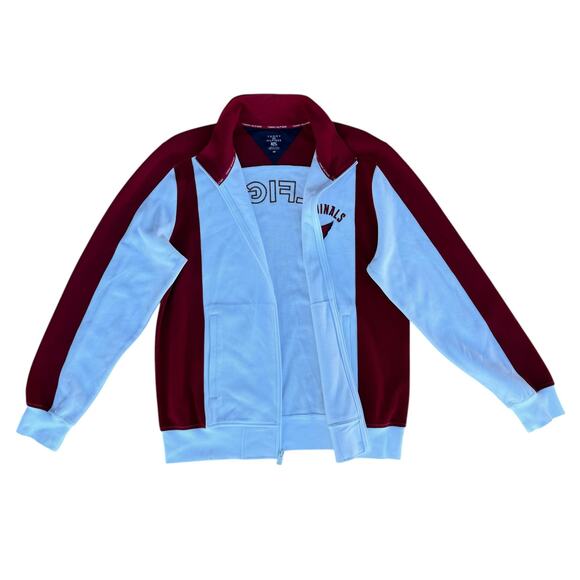 New Tommy Hilfiger NFL Cardinals Nolan Track Jacket Colorblock Front Zip L - Picture 5 of 8